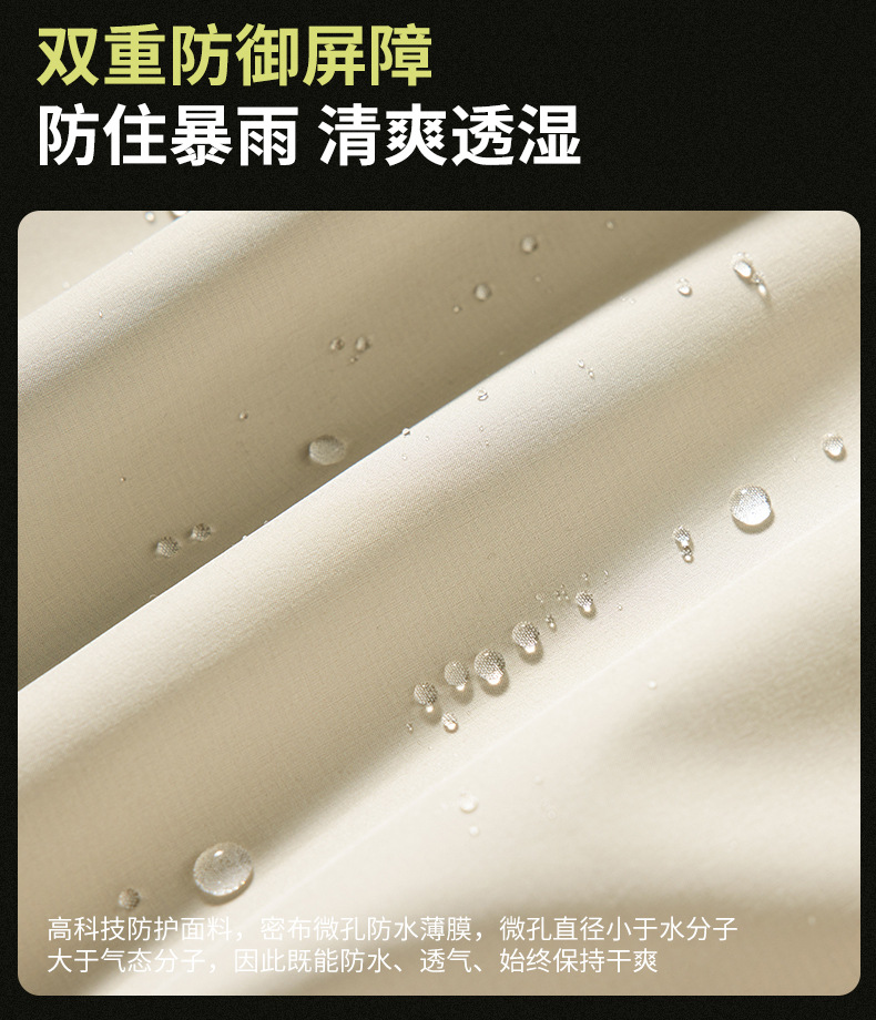 鸟家高端户外软壳冲锋衣男情侣款钓鱼防水外套山系徒步登山服团购详情3