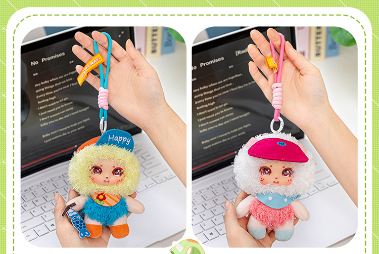 Wholesale of animal vinyl dolls, plush toys, spring outing dolls, figurines, cute cartoon animal bags and pendants pic 25