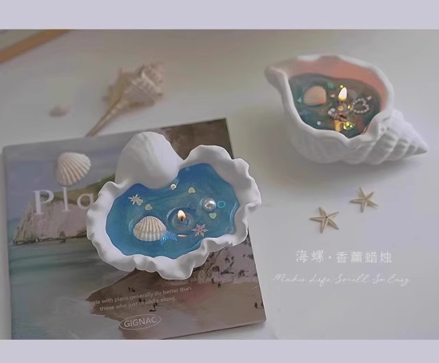 情人节必备【新人0.01包邮】高级海洋香薰蜡烛海螺款氛围香薰香氛详情12
