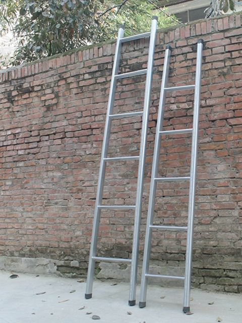 Ladder, household straight ladder, portable single-sided ladder, iron pipe engineering ladder, Mimi staircase, thickened and thickened single-sided ladder pic 8