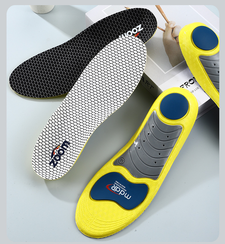 运动矫正鞋垫扁平足透气吸汗高弹减震篮球鞋羽毛球跑步抑菌消臭详情14