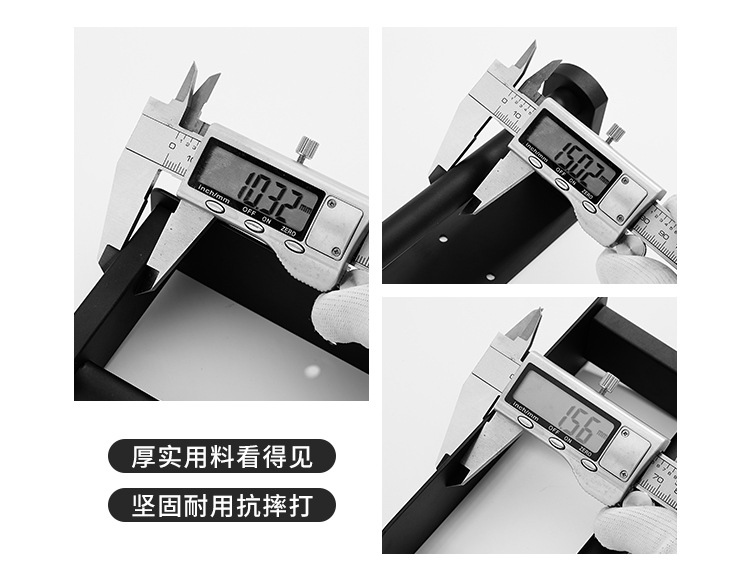 跨境专供免钉粘胶保鲜膜置物架 304不锈钢厨房抹布卷纸巾壁挂杆架详情4