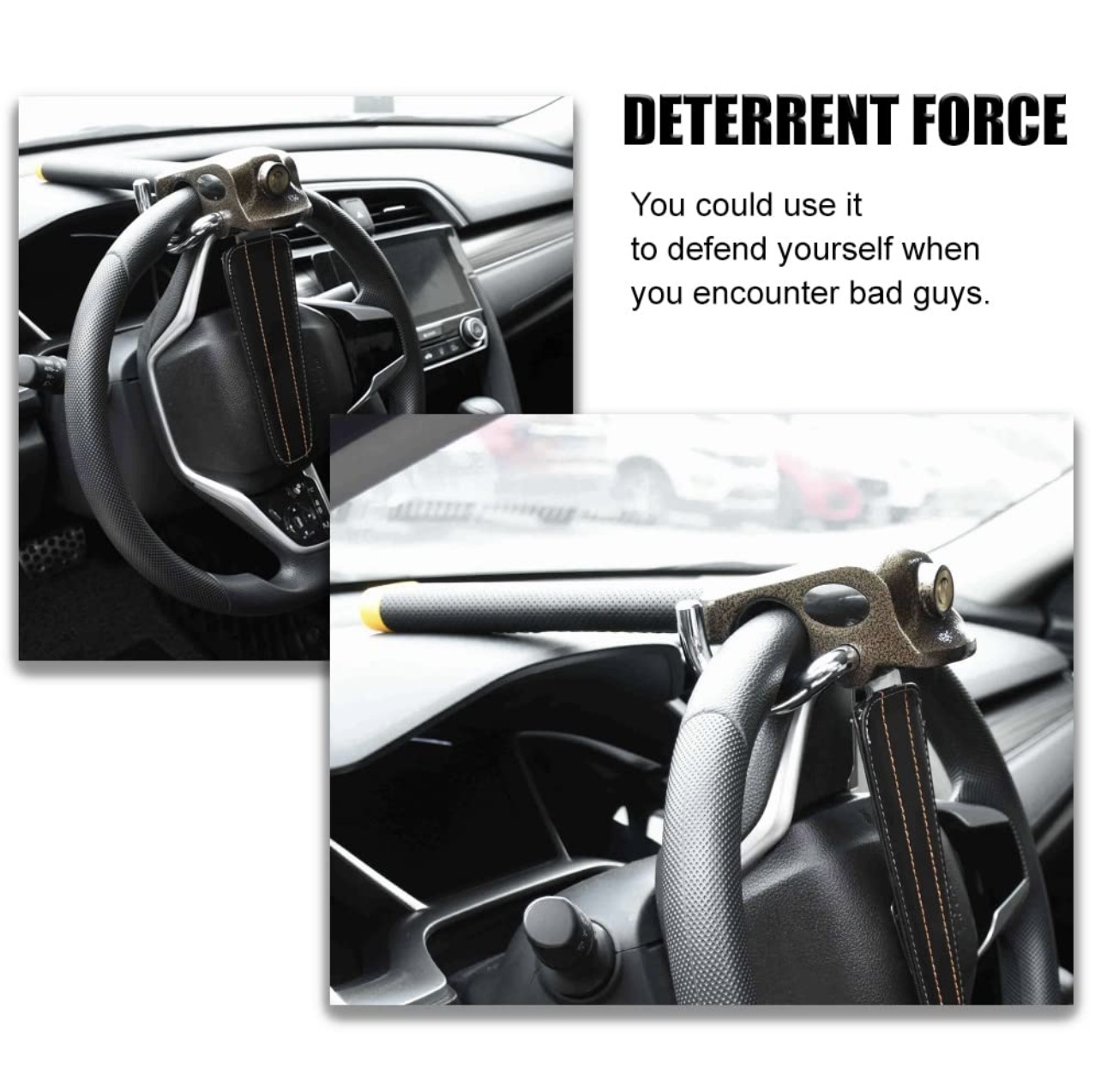 Car steering wheel lock, car safety lock, CE certified, Amazon pic 13