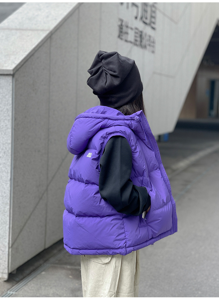 韩国童装儿童羽绒马甲秋装背心外穿男童女童幼儿园背心亲子装坎肩详情19