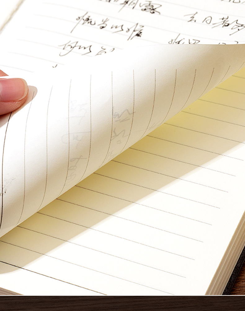 Thickened A5 notebook set custom logo business B5 meeting record book PU sheepskin notebook wholesale pic 25
