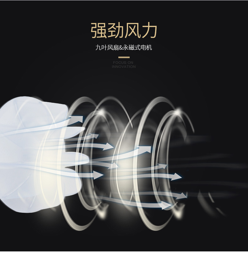 Yongri Hair Salon Hair Salon Hair dryer, household high-power 2000W constant-temperature hot and cold air blower pic 7