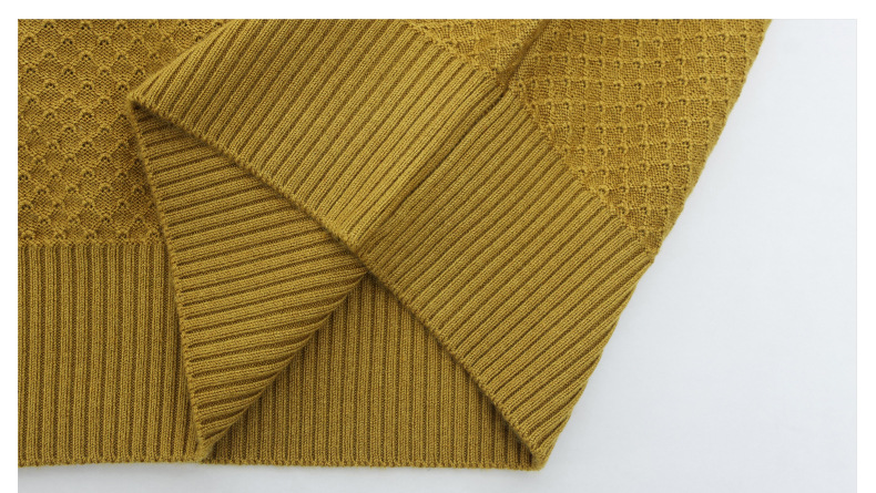 2024新款翻领含羊毛女士针织衫套头衫春秋韩版时尚气质上衣打底衫详情16