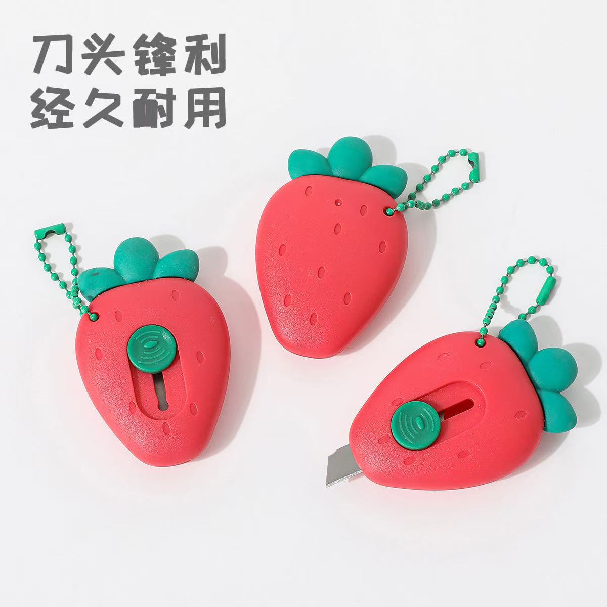 Mini utility knife, fruit-shaped, paper cutting, package opening, cute student utility knife, portable unboxing, stationery, handmade knife pic 21