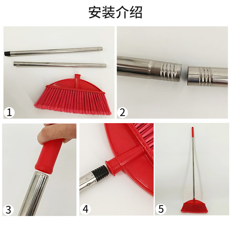 加粗加硬毛扫把塑料扫把扫帚扫水批加大清洁工具单个扫加厚详情19