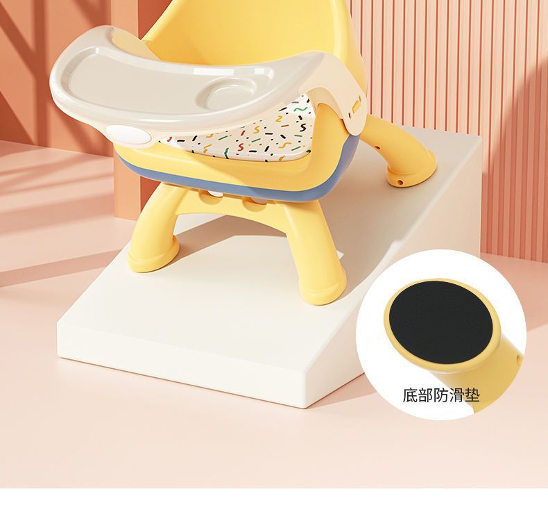 宝宝吃饭桌餐椅多功能凳子婴儿童椅子家用塑料靠背座椅叫叫小板凳详情8