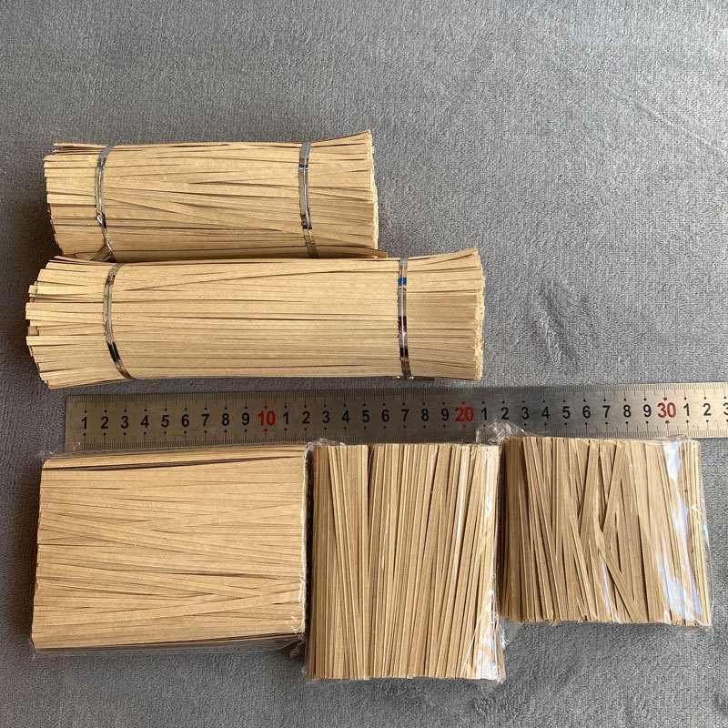 牛皮纸扎带烘培面包玩具餐具线材捆绑带牛皮铁丝扎线厂家直销详情6