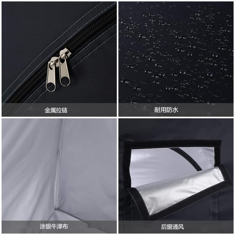 Factory wholesale outdoor storage and parking mountain bike tents, large-space foldable portable outdoor bicycle tents pic 7