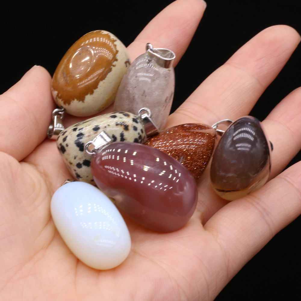 Cross-border exquisite natural stone irregularly shaped pendants, DIY jewelry accessories, handcrafted earrings and necklaces, wholesale and production pic 30