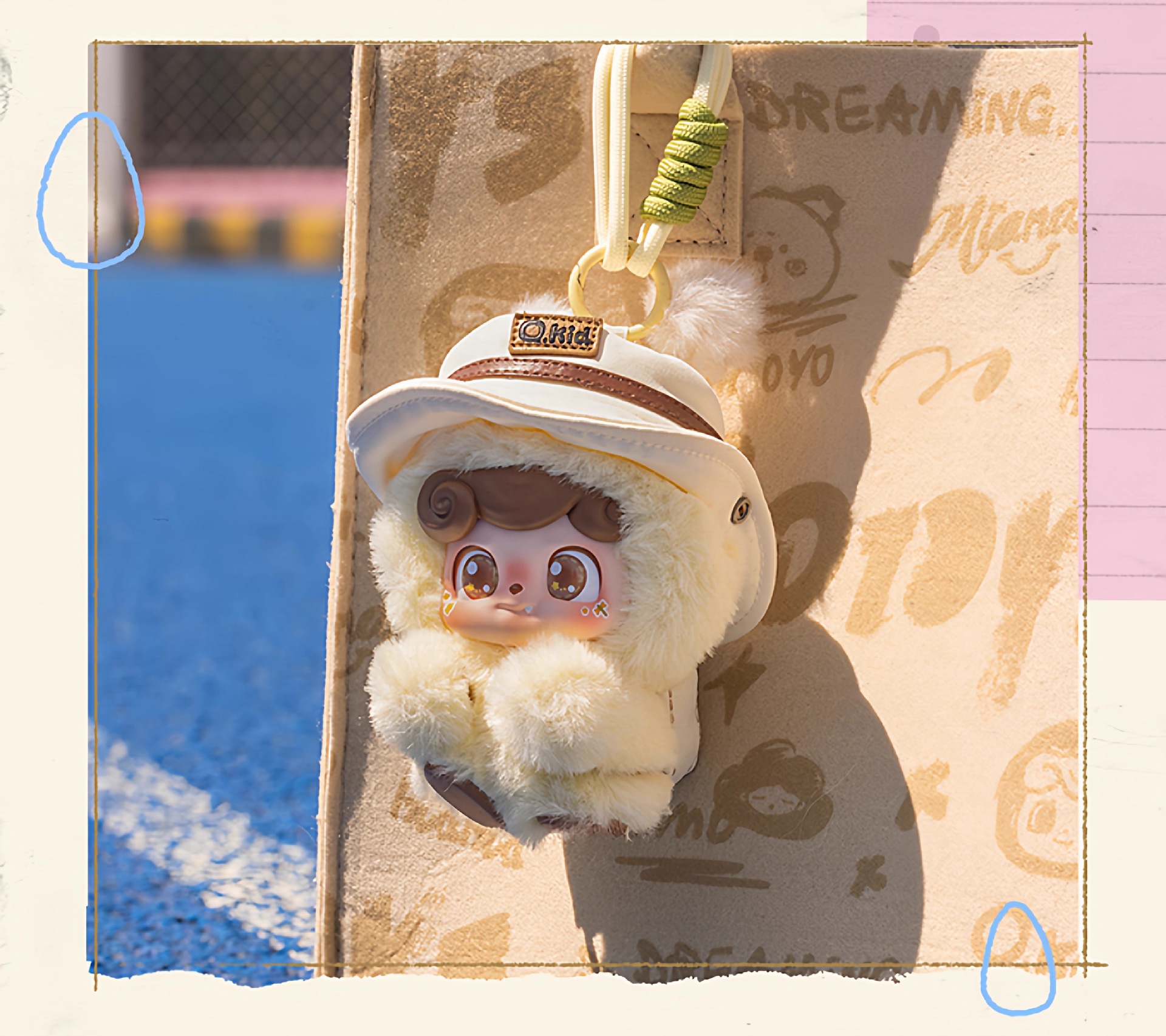 Q宝今天出去玩盲盒系列情绪毛绒公仔潮玩挂件礼物 仿真布艺玩偶可爱抱枕儿童玩具详情14