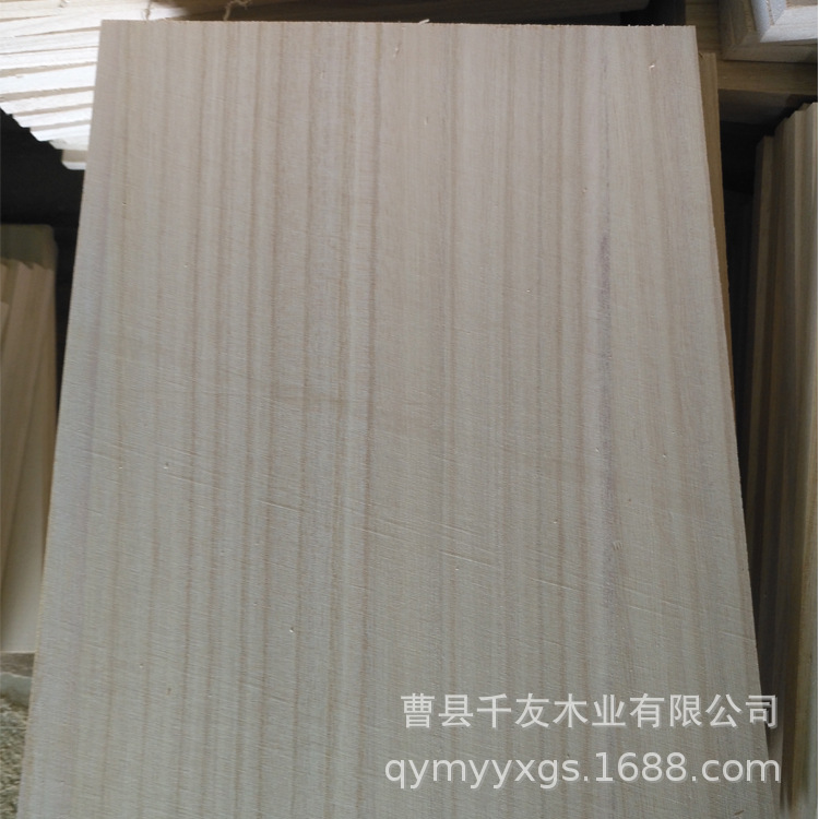 产地桐木拼板木板材 双A无结疤不易劈裂装饰家具泡桐拼板木板木条详情13