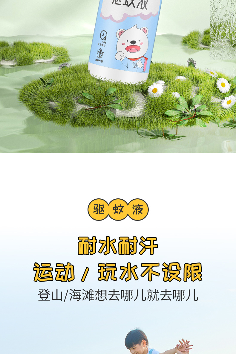 零度驱蚊喷雾批发户外便携50ml驱蚊防蚊水露营钓鱼防叮咬驱蚊液详情15