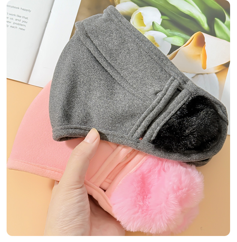 Two-in-one ear cups for women, winter warmth mask, cold-proof wonder, ear protectors, face protectors, cycling windproof face mask pic 15