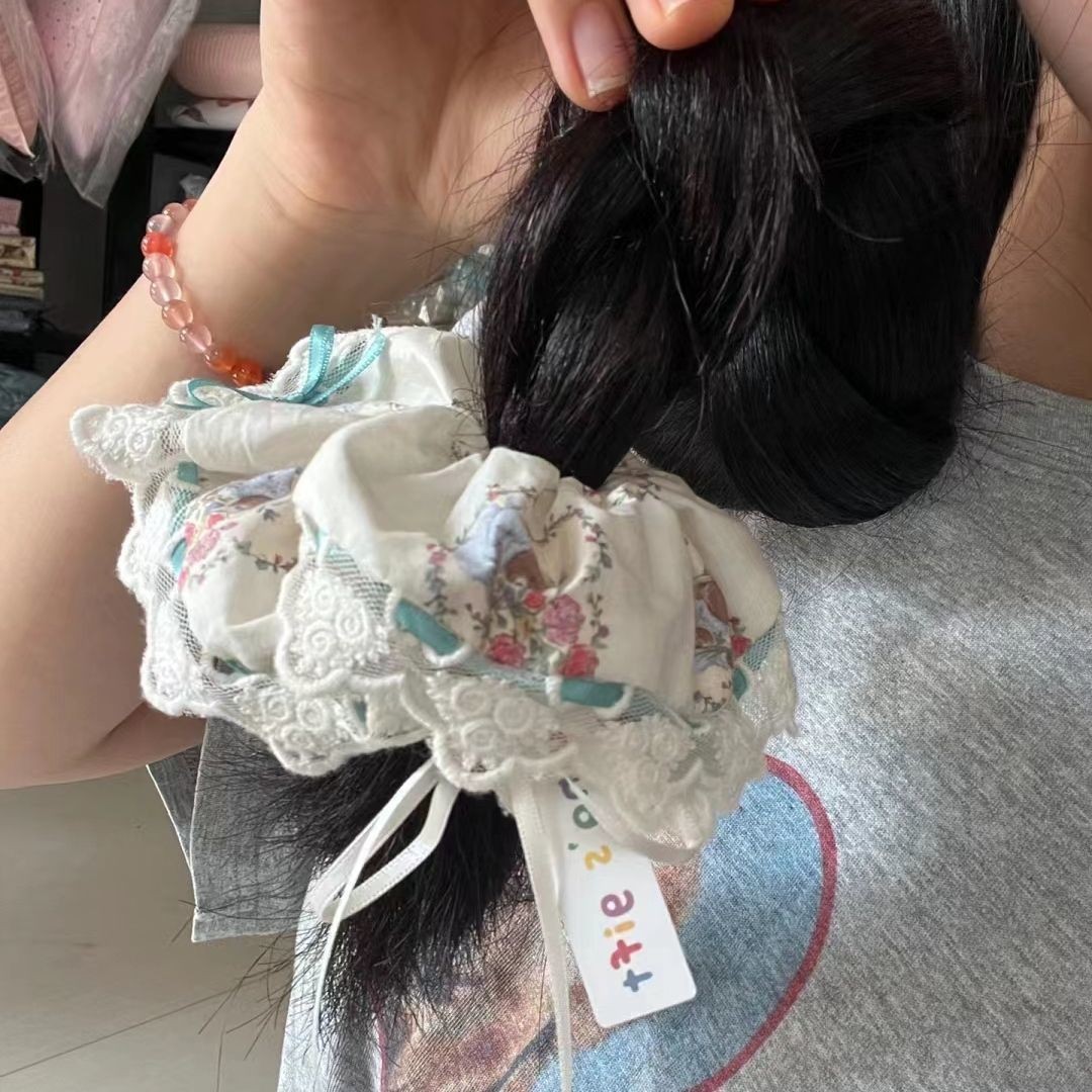 夏季高级感大肠圈韩国ins发圈女发绳扎头绳皮筋头饰头花发饰批发详情34