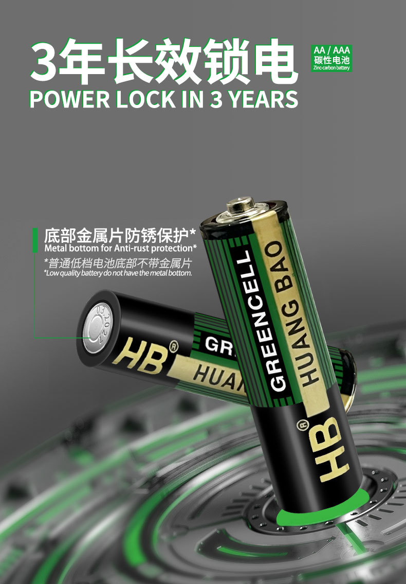 HB5号电池欧盟标准7号一次性碳性干电池批发电池七号电池工厂详情1