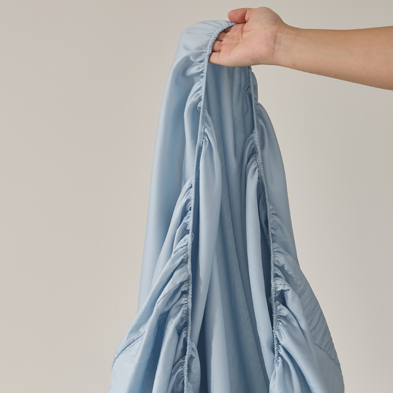 Single-piece quilt cover, pure cotton long-staple cotton bed sheet, bed cap, oversized quilt cover, skin-friendly single and double solid color bedding pic 94