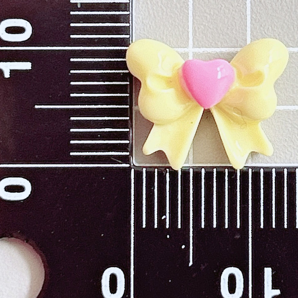 COM Glossy mini, unique and small bow handmade hair clips, hair accessories, diy decorative resin accessories pic 14