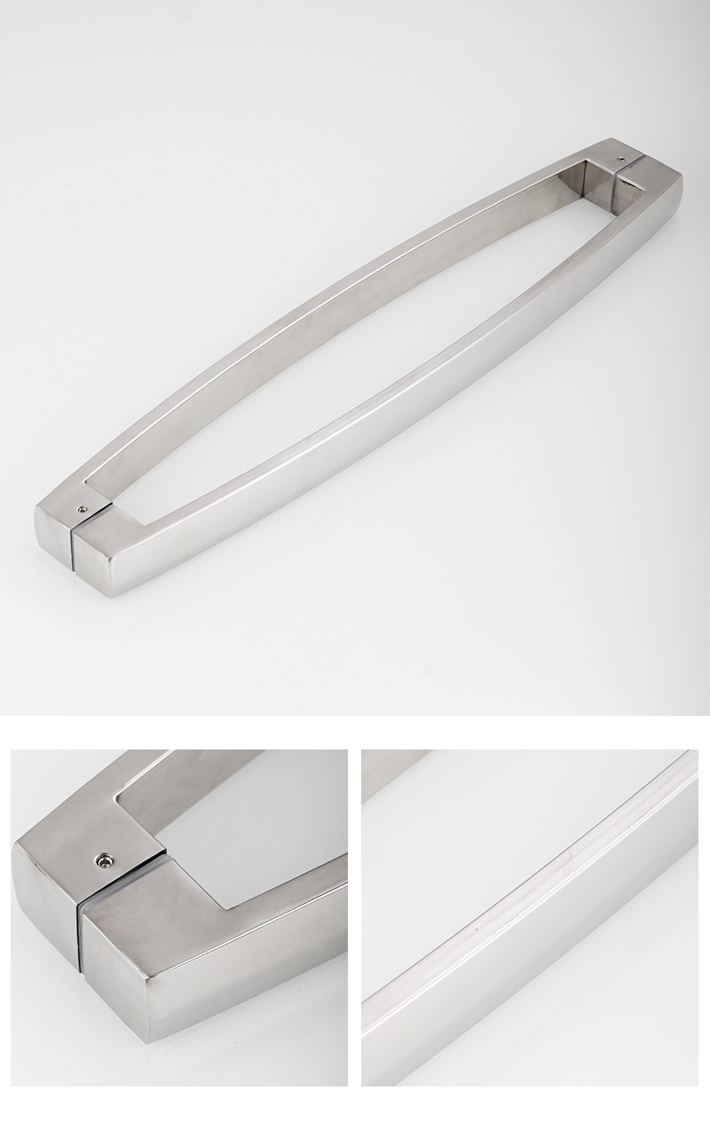 厂家304淋浴房拉手 酒店浴室玻璃门把手 大门推拉门不锈钢拉手详情38