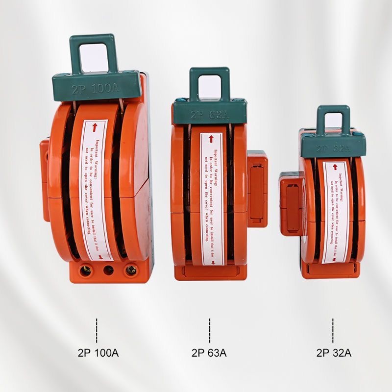 Two sets of battery switching and conversion switch for electric vehicles, dual power switching and conversion, detachable to open 2P/3P knife switches pic 5
