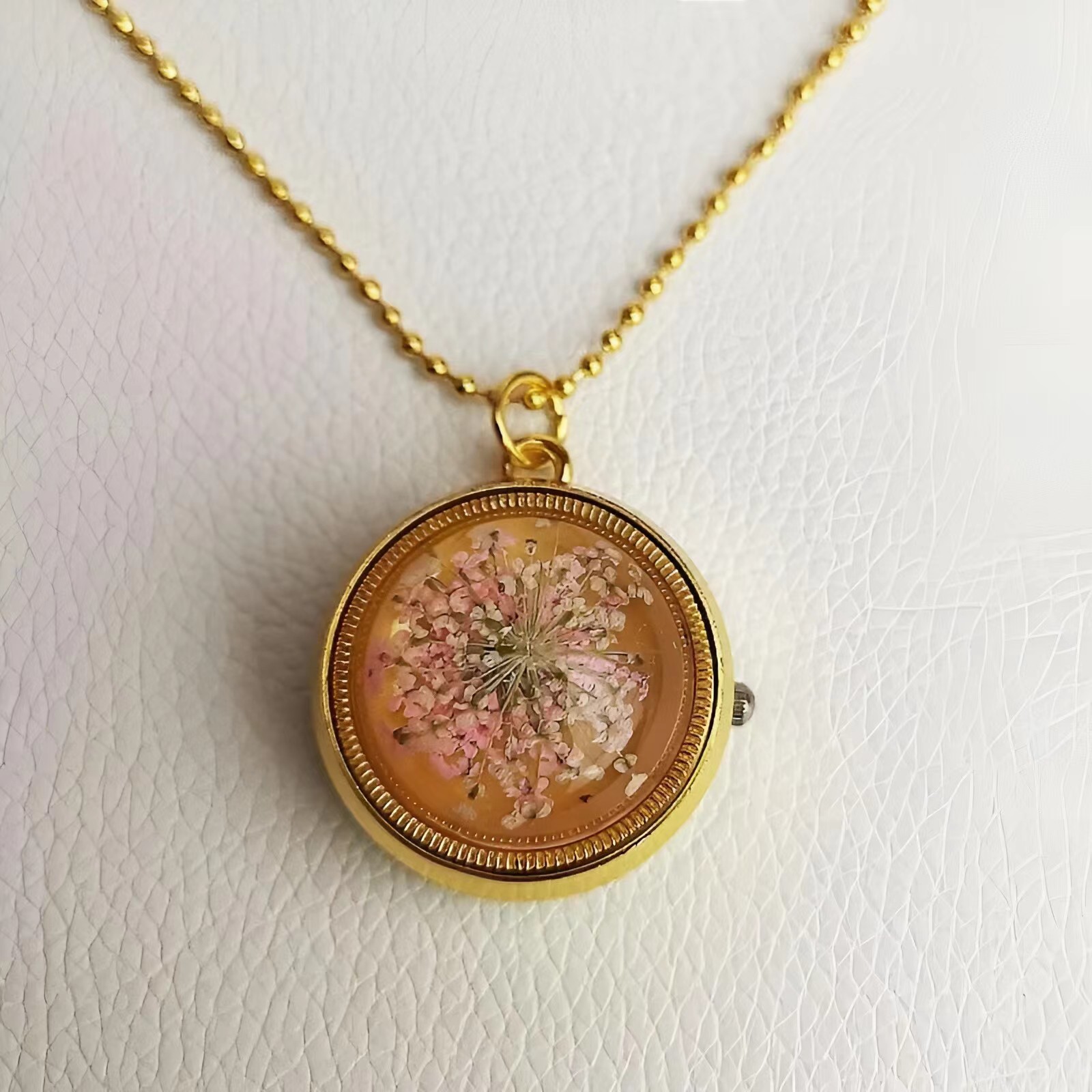 Cute student children lucky starfish rotating pocket watch, new gyroscope chain pocket watch, personalized and creative watch pic 13