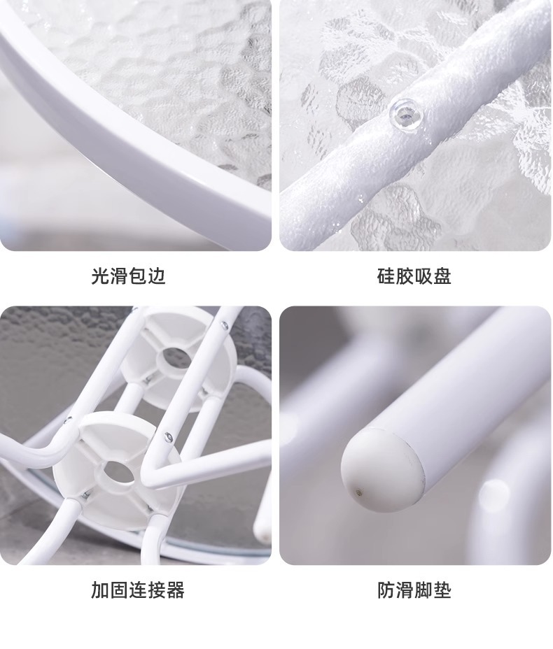 星辰桌椅套装庭院露天休闲组合阳台三件套室外院子摆摊仿藤椅多功能详情19