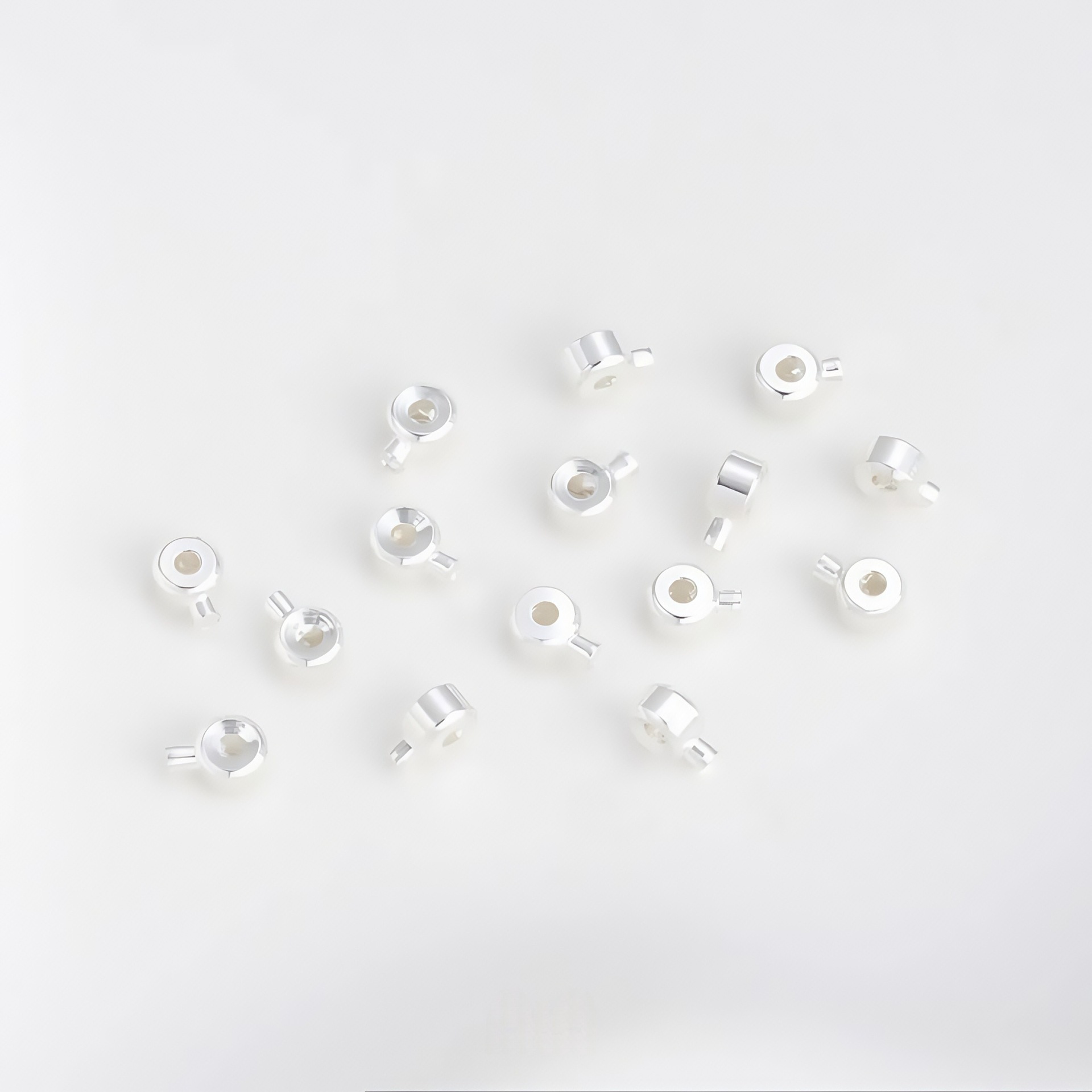 18K金高保色3.0高压锅收尾按扣定位珠手工diy串珠材料手链项链配详情15