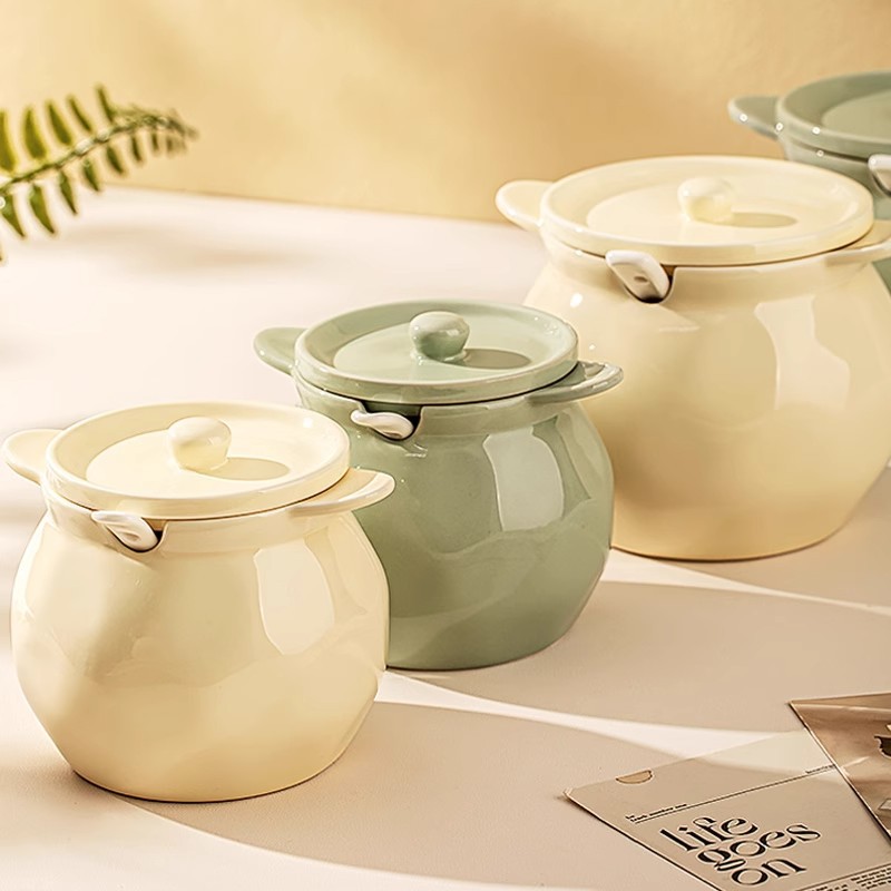 Underglaze cream style ceramic tableware, light luxury home use, high appearance level bowl, plate, vegetable plate DIY combination bowl and chopstick set pic 32