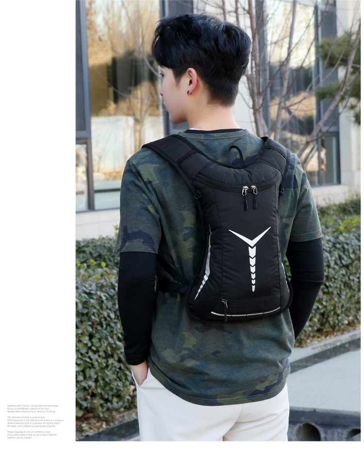 New outdoor colorful cycling bag, Korean-style simple sports mountaineering and off-road fitness water bag, water-resistant backpack pic 20