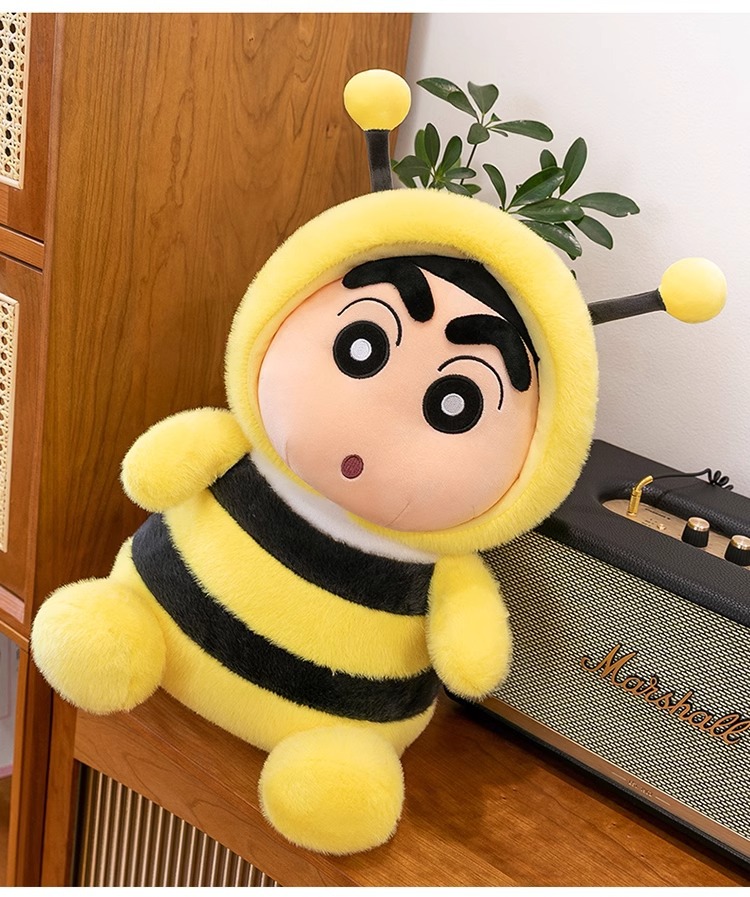 Authentic Crayon Shin-chan plush toy, maid Shin-chan doll, funny lullaby doll, pillow doll, birthday gift pic 17