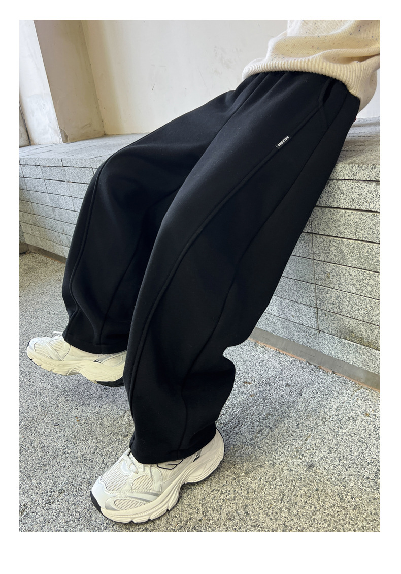 男童运动裤春秋款2025新款潮儿童春装裤子宽松中大童卫裤春季痞帅详情9