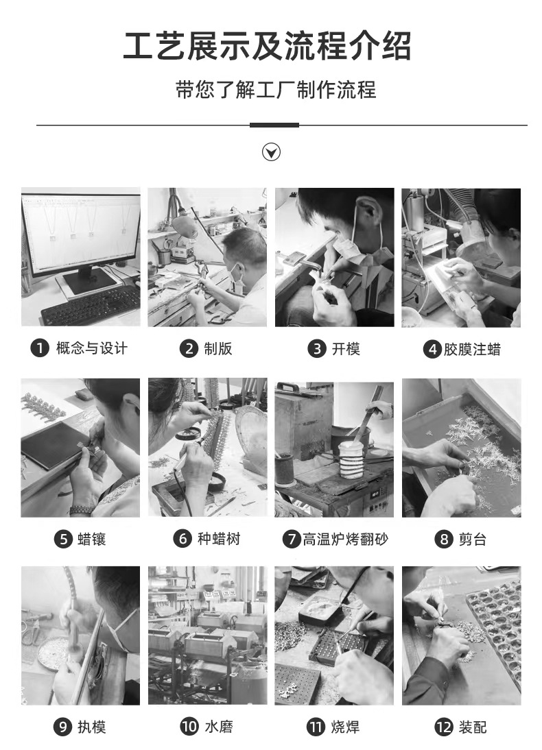 卓恒甄选S925银多层樱花项链纯银小众气质项链简约时尚梦幻吊坠详情9