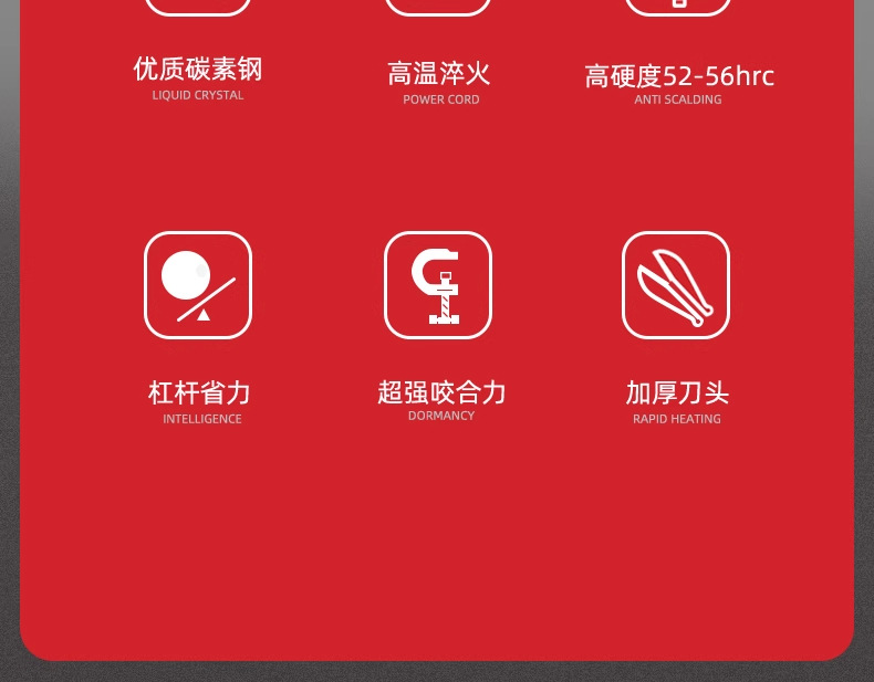 德力西电气断线钳重型钢筋电缆剪手动便携式钢丝铅封大力钳类工具详情9