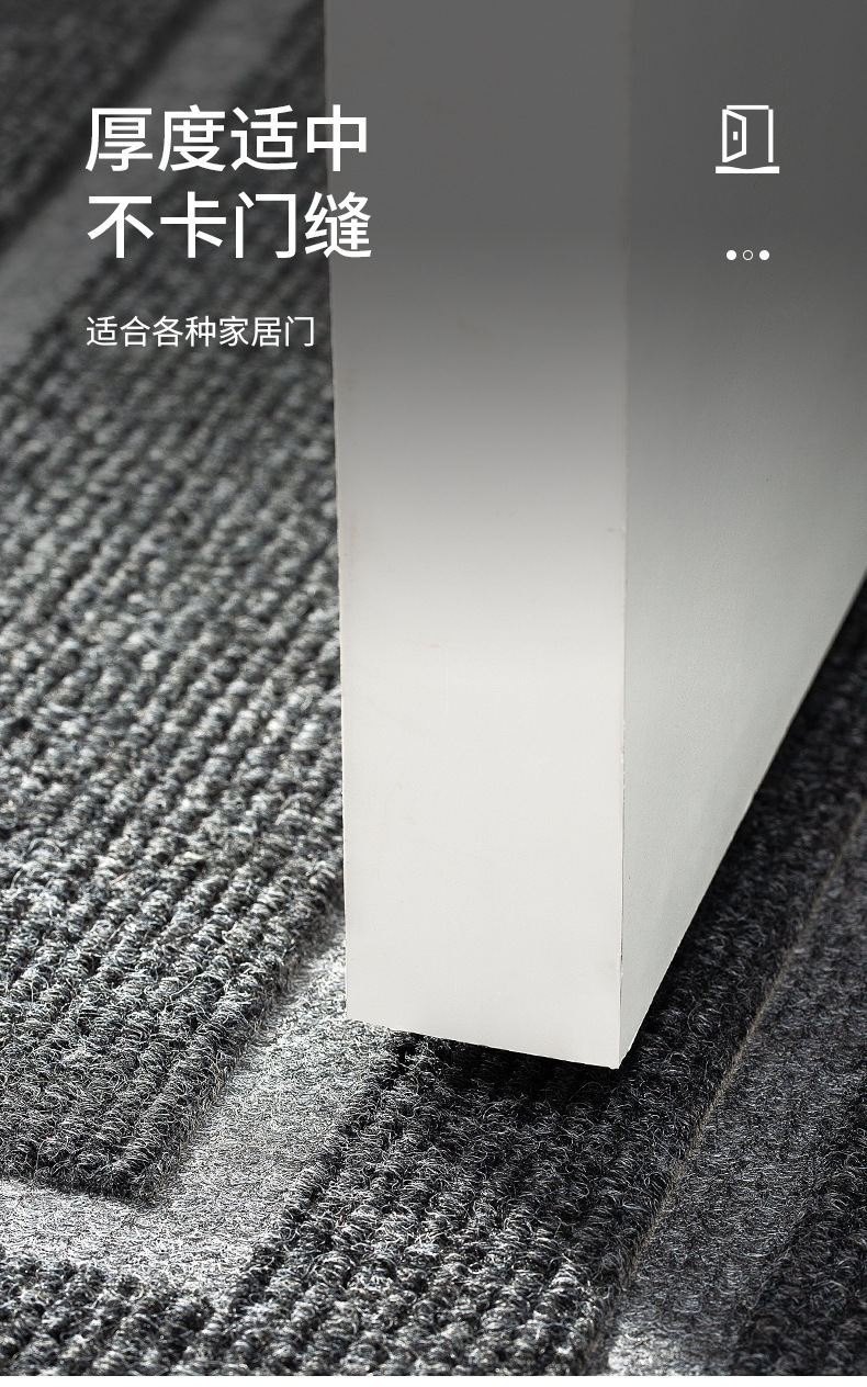 防滑耐磨橡胶包边地垫户外入户刮沙垫家用玄关吸水除尘脚垫工厂详情5