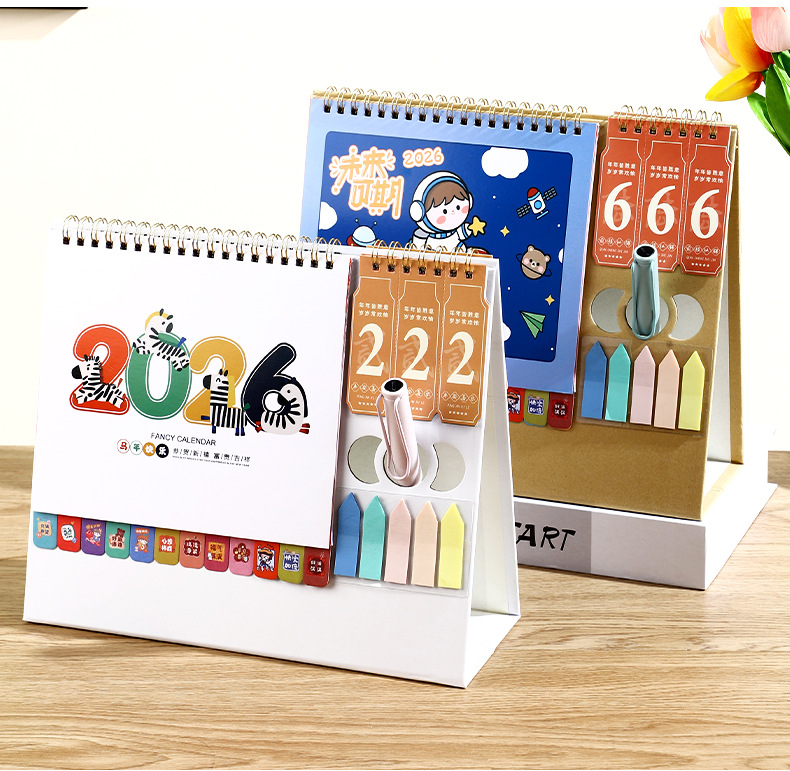 Zhouzhou Calendar 2026 Year of the Horse New Creative Countdown Desk Calendar, Customized business office calendar Factory Direct sales pic 20