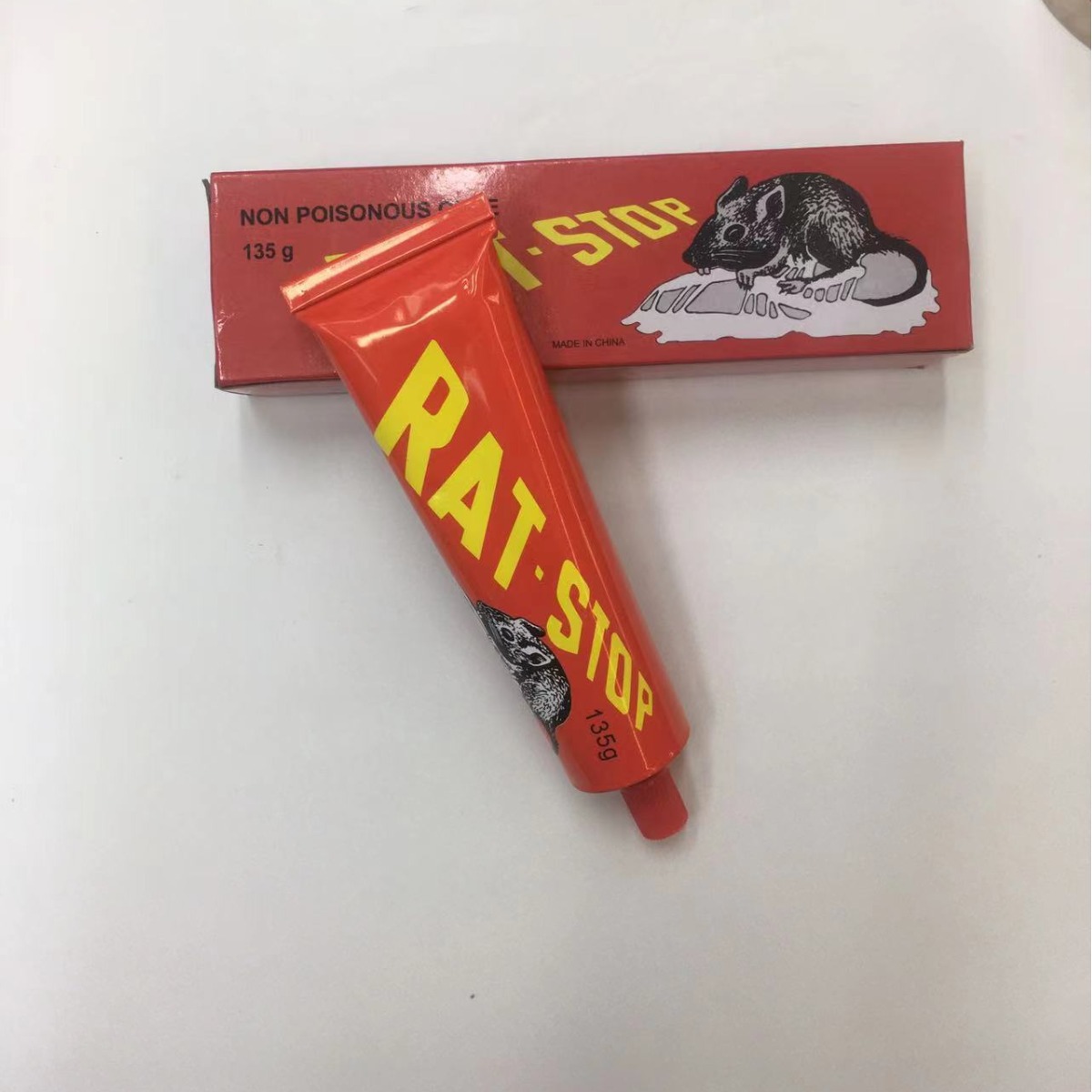 厂家直销 mouse glue 老鼠胶 粘鼠胶灭鼠神器克星捉鼠胶水红管详情4