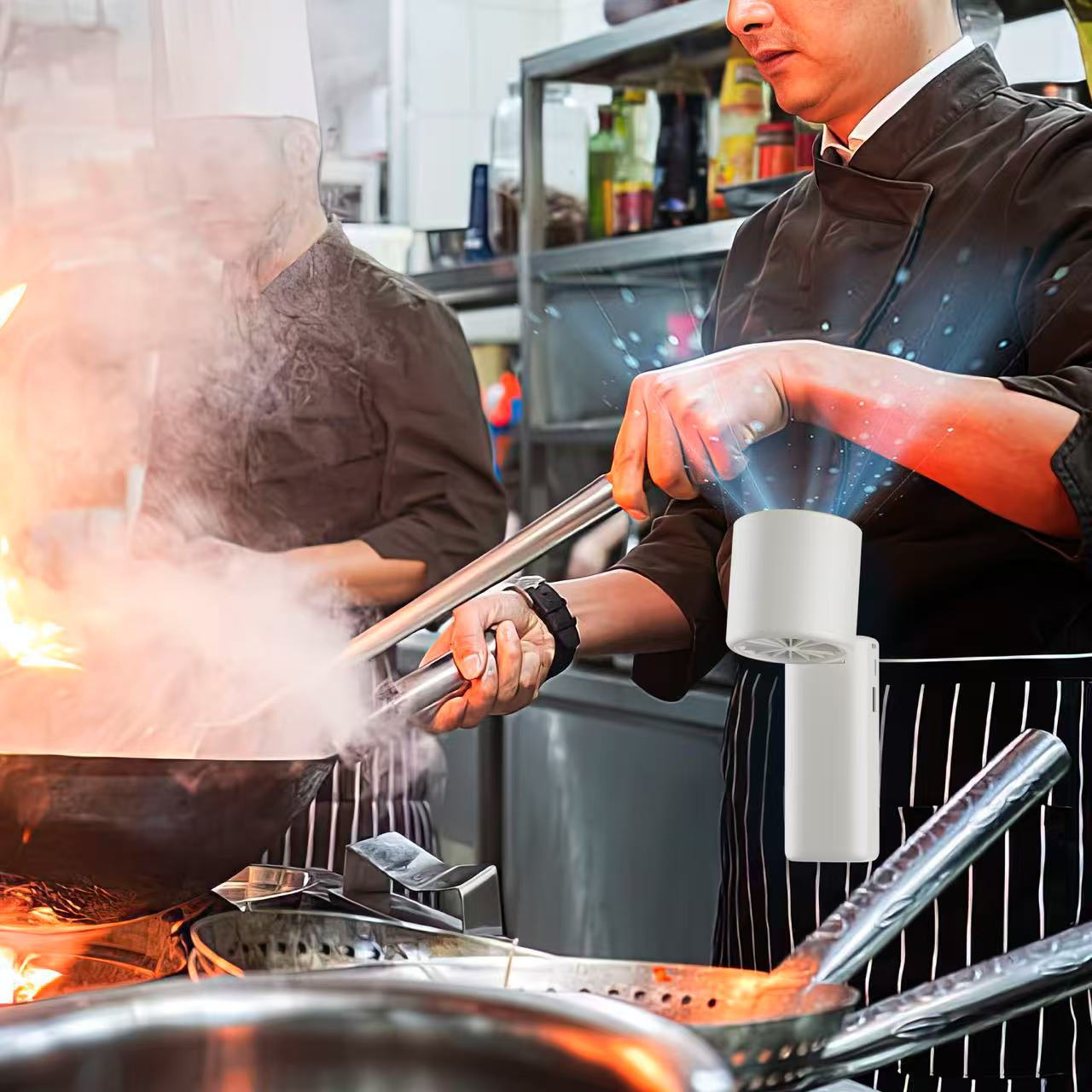 新款热销迷你便携式高速手持挂腰桌面夹子风扇跨境亚马逊电商私模详情11