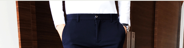 Primavera/otoño pantalones de pie slim para hombres versión coreana traje de moda pantalones premium para plankton pantalones casuales para hombres pic 2