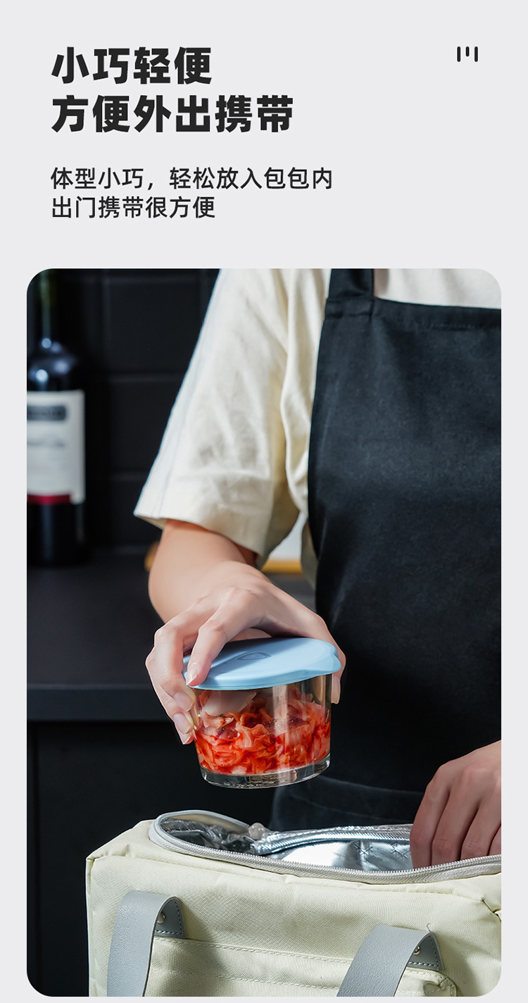 玻璃保鲜密封罐带盖食品级咸菜收纳盒冰箱冷藏腌菜小菜储物罐子详情14