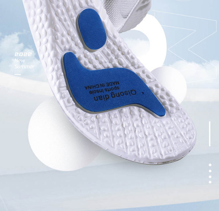 The sports insoles are highly elastic, shock-absorbing, sweat-absorbing, odor-proof and comfortable. The EVA ball insoles zoom are a must-have for standing for long periods without getting tired pic 2