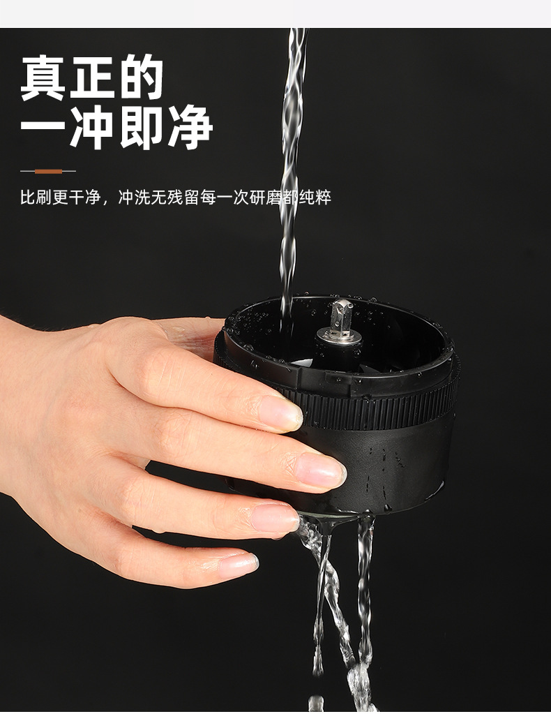 跨境供应便携电动咖啡磨豆机USB充电咖啡磨电动咖啡磨小型咖啡机详情20