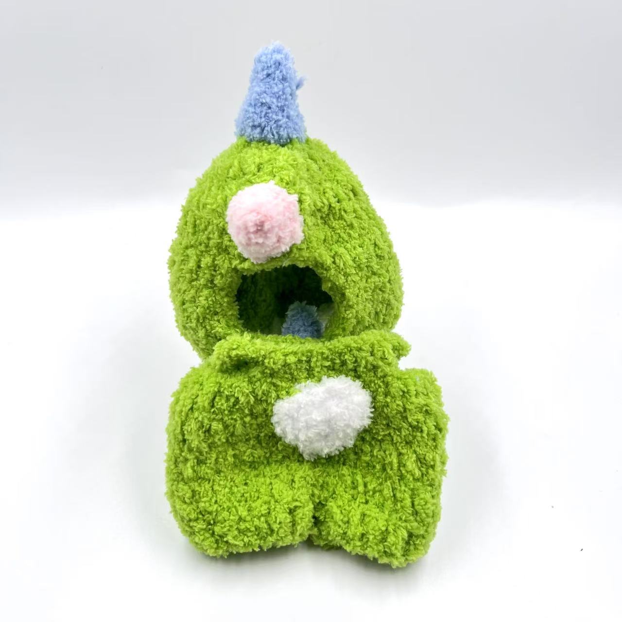 通用毛绒线迷你娃衣毛线手工钩织背带裤帽子套装玩偶娃衣批发详情6