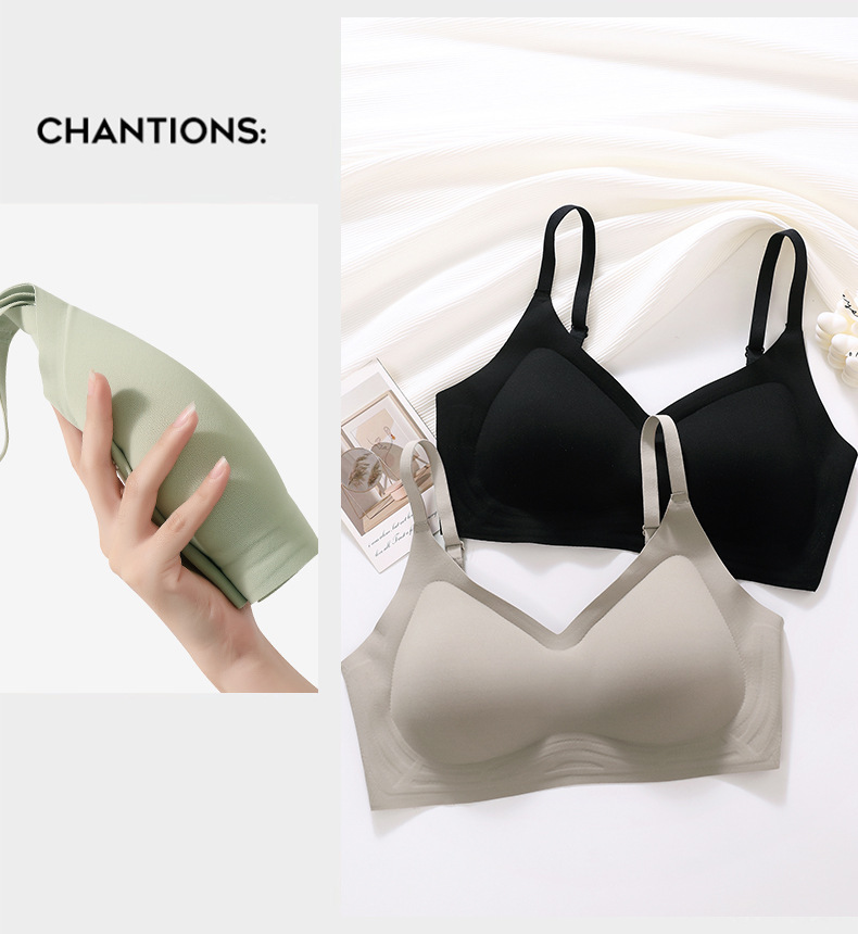 幸运家漫画胸外扩无痕小胸显大聚拢上托舒适透气防过敏文胸内衣女详情17