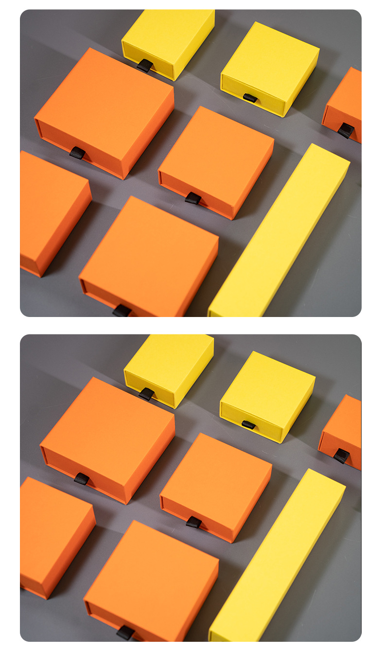 首饰抽屉盒现货珠宝饰品包装盒子跨境戒指耳环项链吊坠手表盒厂家详情16