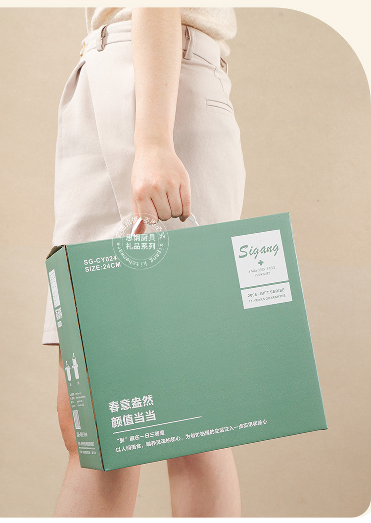 Stainless steel double-layer steamer, two-layer steaming soup pot, high appearance level, kitchen soup pot, points, welfare gifts wholesale pic 16