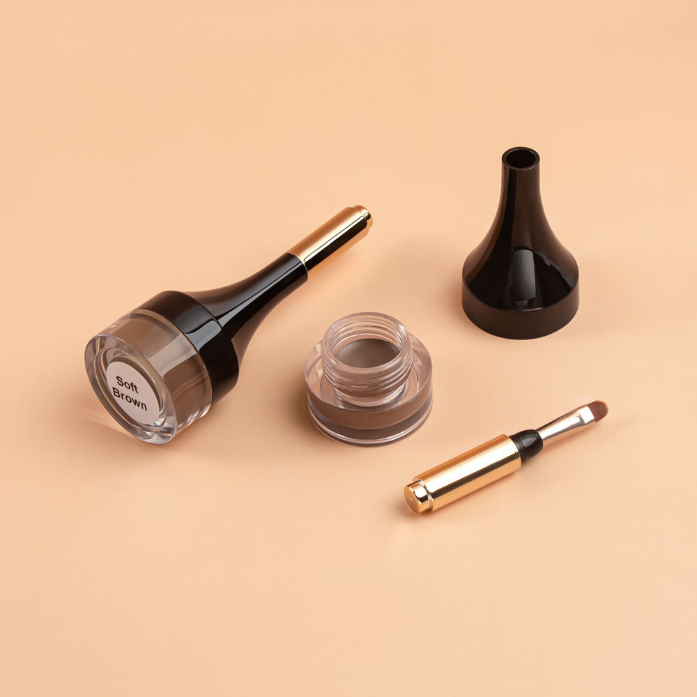 跨境专供11色眉膏一笔多用持久防水染眉膏无logo亚马逊彩妆新品详情4