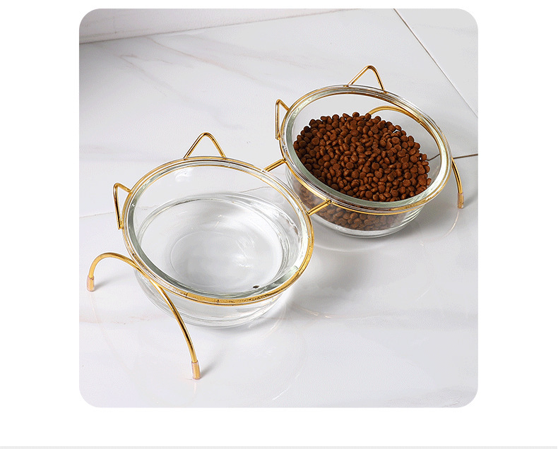 日式卡通陶瓷幼猫碗宠物零食碗猫食碗狗粮碗食碗罐头碗防止黑下巴详情10